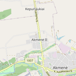 Map - Akmenės r. sav. Akmenės m. Puškino g. 42-2