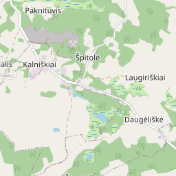 Map - Kelmės r. sav. Paknituvio k.