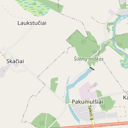 Map - Šiaulių r. sav. Šilėnų k. Piliakalnio g. 22