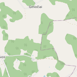 Žemėlapis - Kelmės r. sav. Giniočių k.