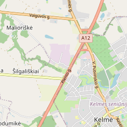 Map - Kelmės r. sav. Kelmės m. Ryto g. 2B