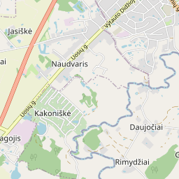 Map - Kelmės r. sav. Naudvario k.