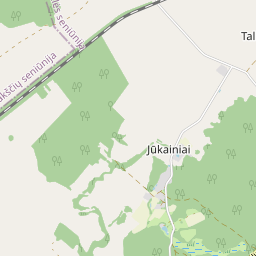 Map - Raseinių r. sav. Jūkainių k.