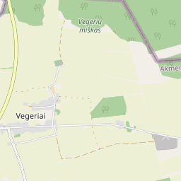 Žemėlapis - Akmenės r. sav. Vegerių k. Klevų g. 13