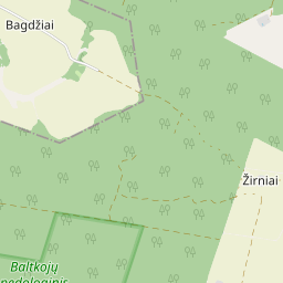 Žemėlapis - Šakių r. sav. Žirnių k.