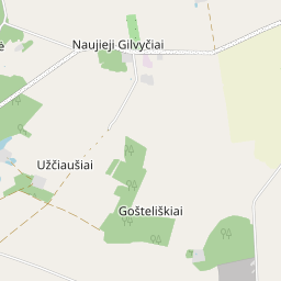 Žemėlapis - Šiaulių r. sav. Naujųjų Gilvyčių k.