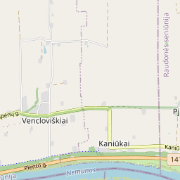 Žemėlapis - Jurbarko r. sav. Vencloviškių k.