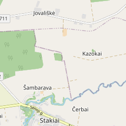 Žemėlapis - Jurbarko r. sav. Stakių mstl. Užtvankos g. 1A