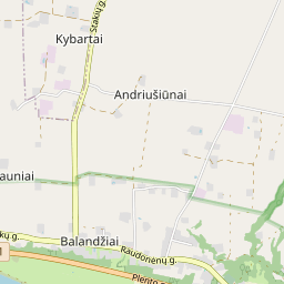 Map - Jurbarko r. sav. Raudonėnų k.