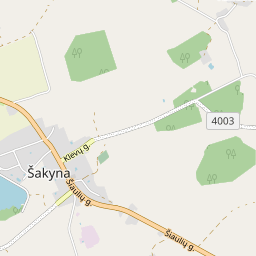 Map - Šiaulių r. sav. Šakynos mstl. Šiaulių g. 46-2