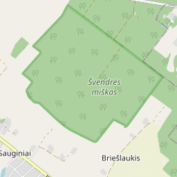 Map - Šiaulių r. sav. Sauginių k. Briešlaukės g. 2A