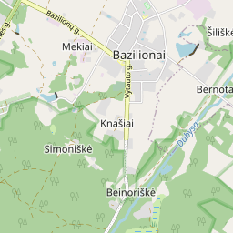 Map - Šiaulių r. sav. Bazilionų mstl. Topolių g. 6B-2