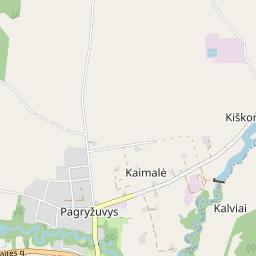 Map - Kelmės r. sav. Pagryžuvio k. Bliukės g. 1