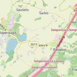 Žemėlapis - Kalvarijos sav. Salaperaugio k. Mokyklos g. 4