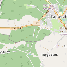 Map - Kelmės r. sav. Tytuvėnų m. Z. Citavičiaus g. 12A