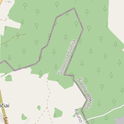 Žemėlapis - Raseinių r. sav. Roglaičių k.