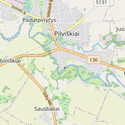 Žemėlapis - Vilkaviškio r. sav. Pilviškių mstl. Vasario 16-osios g. 78