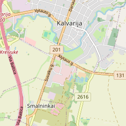Map - Kalvarijos sav. Kalvarijos m. Vytauto g. 40A