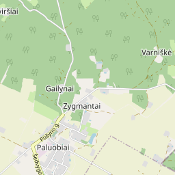 Map - Šakių r. sav. Paluobių k. Sporto g. 2