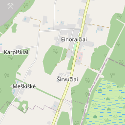 Žemėlapis - Šiaulių r. sav. Einoraičių k.