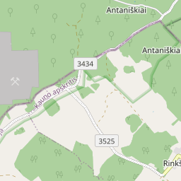 Žemėlapis - Kelmės r. sav. Antaniškių k.