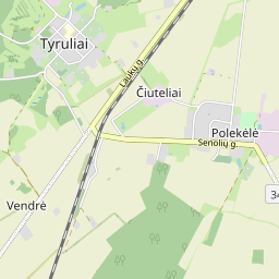 Map - Radviliškio r. sav. Tyrulių mstl. Žalgirio g. 3-8