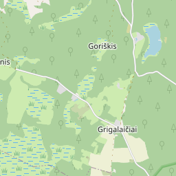 Žemėlapis - Radviliškio r. sav. Grigalaičių k.