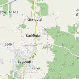 Žemėlapis - Kazlų Rūdos sav. Bagotosios k.