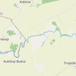 Map - Marijampolės sav. Kievinės k.