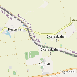 Žemėlapis - Marijampolės sav. Skersabalių I k.