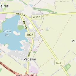 Map - Šiaulių r. sav. Kairių mstl. Putinų g. 2