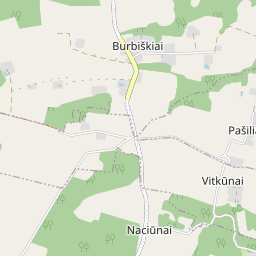 Map - Jurbarko r. sav. Burbiškių k.