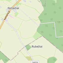 Žemėlapis - Radviliškio r. sav. Nirtaičių k. Kaimynų g. 19-1