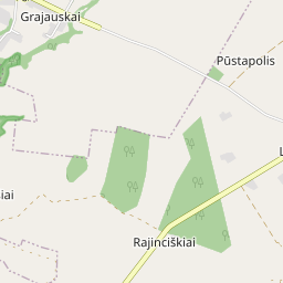 Žemėlapis - Raseinių r. sav. Grajauskų k. Aušros g. 4