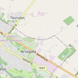 Map - Raseinių r. sav. Paraseinio k. Laukų g. 1A