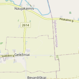 Map - Marijampolės sav. Liucinavo k. Alyvų g. 3