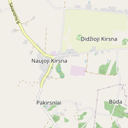 Žemėlapis - Lazdijų r. sav. Naujosios Kirsnos k. Pušyno g. 2B