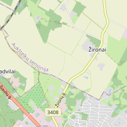 Map - Radviliškio r. sav. Radviliškio m. Žironų g. 13A