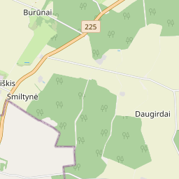 Žemėlapis - Raseinių r. sav. Belazariškio k.