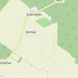 Žemėlapis - Pakruojo r. sav. Įsonių k.