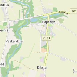 Map - Kėdainių r. sav. Pajieslio k. Ateities g. 2