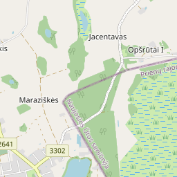 Žemėlapis - Marijampolės sav. Jacentavo k.