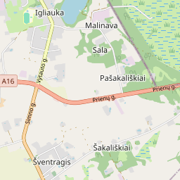 Žemėlapis - Marijampolės sav. Šventragio k.