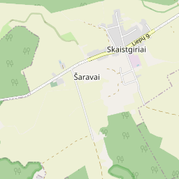 Map - Kėdainių r. sav. Šaravų k.