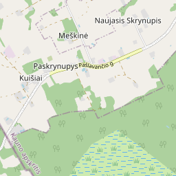 Žemėlapis - Prienų r. sav. Kuišių k.