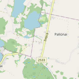 Map - Lazdijų r. sav. Paliūnų k.