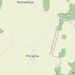 Žemėlapis - Joniškio r. sav. Pūraičių k.