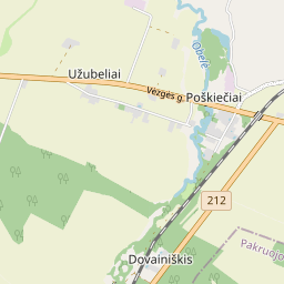 Žemėlapis - Pakruojo r. sav. Poškiečių k.