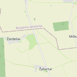 Žemėlapis - Radviliškio r. sav. Žardelių k.