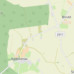 Žemėlapis - Radviliškio r. sav. Radvilonių k.